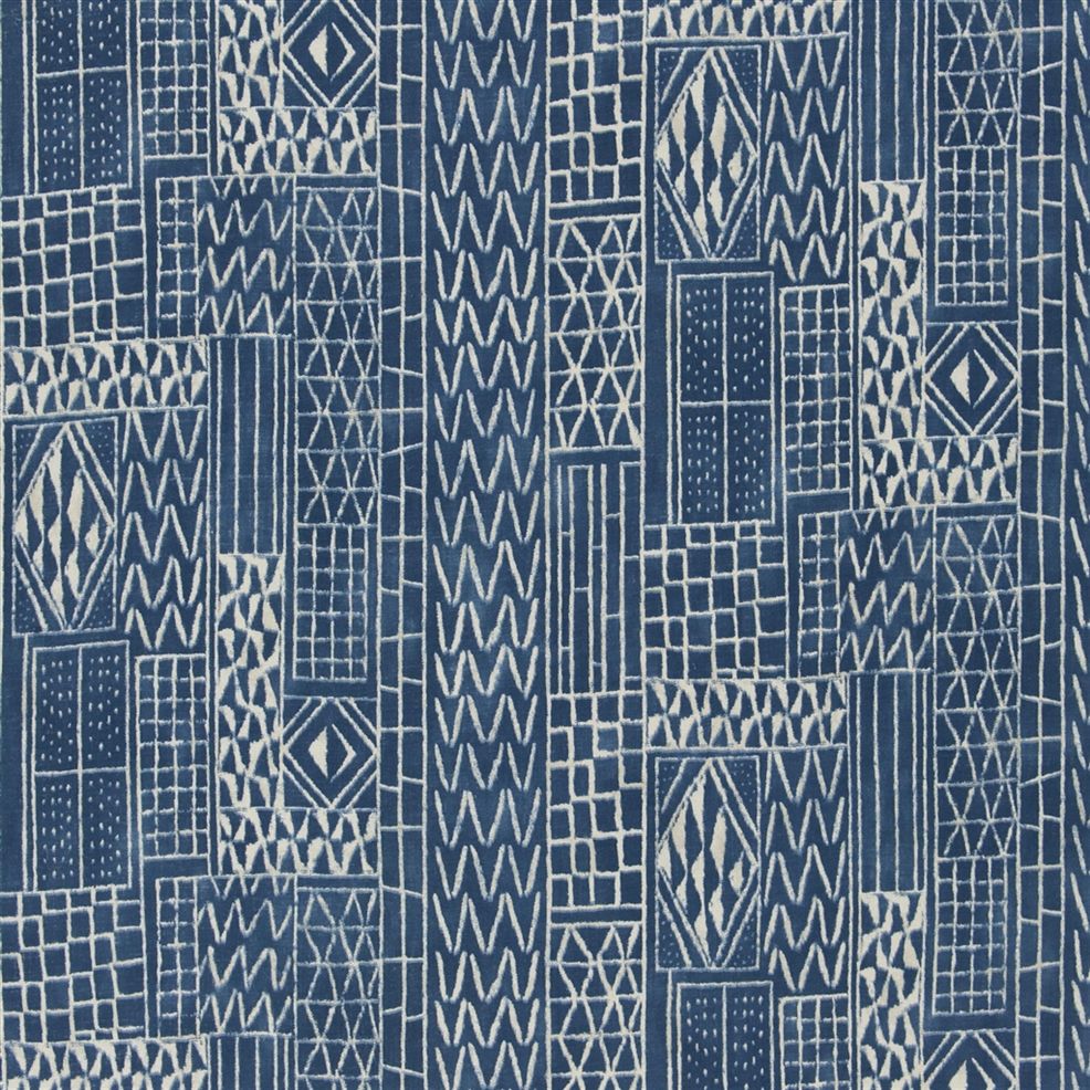 Khalana Fabric - Blue 