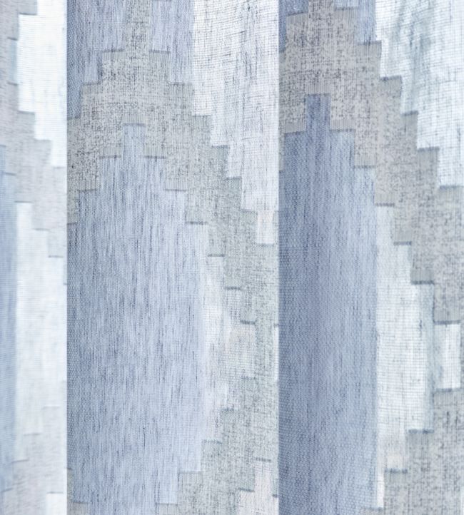 Harlow Sheer Room Fabric - Blue