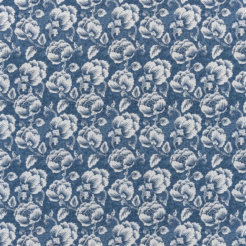 Marmorata Fabric - Blue 