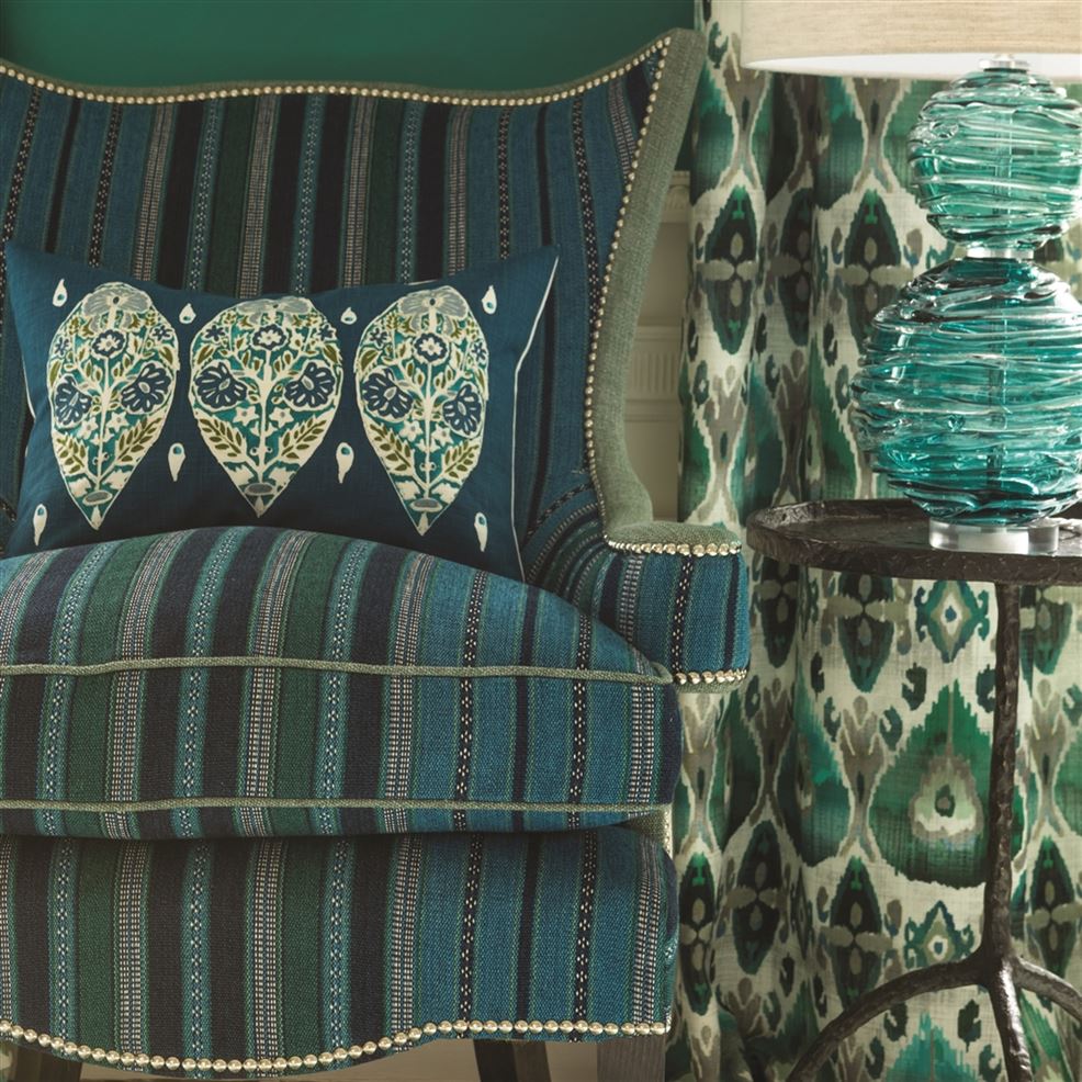 Almacan Room Fabric 2 - Teal