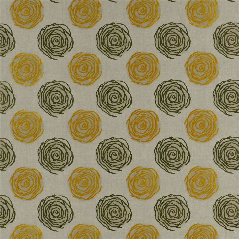 Hortense Fabric - Yellow