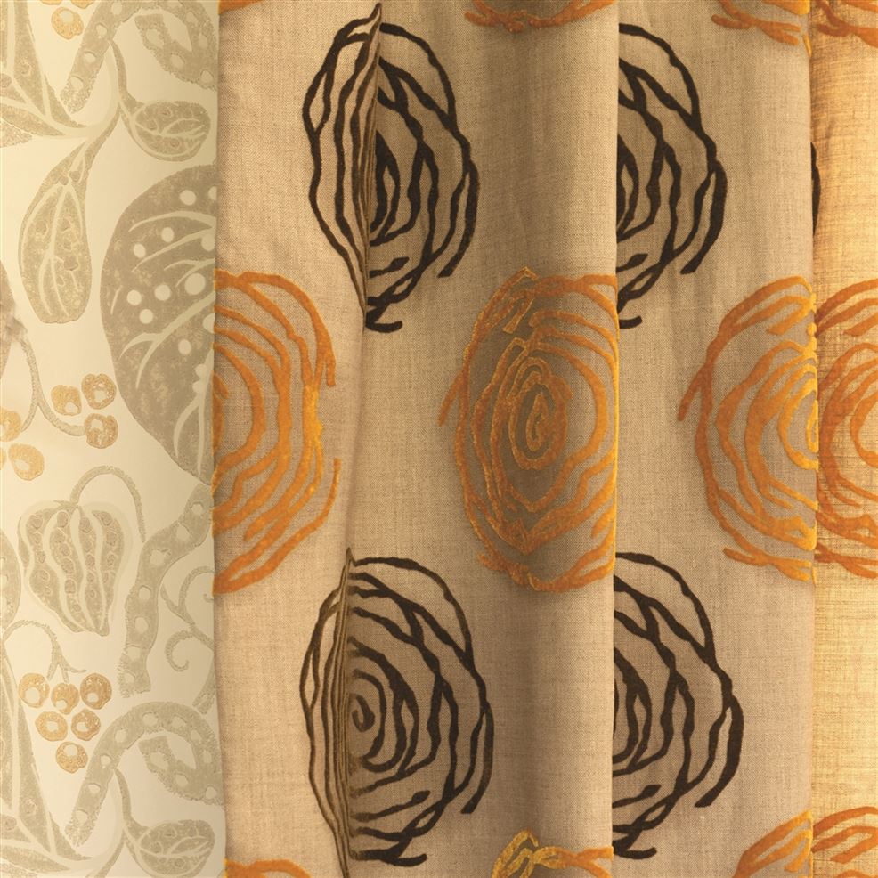 Hortense Room Fabric - Yellow