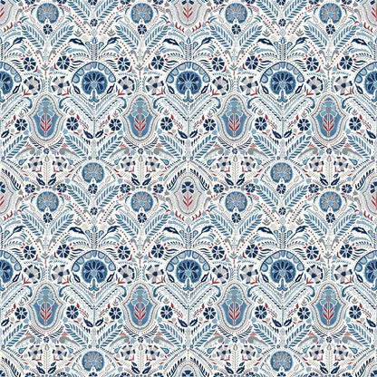 Lustleigh Fabric - Blue 