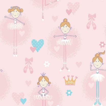 Just 4 Kids 2 Nursey Wallpaper - Pink