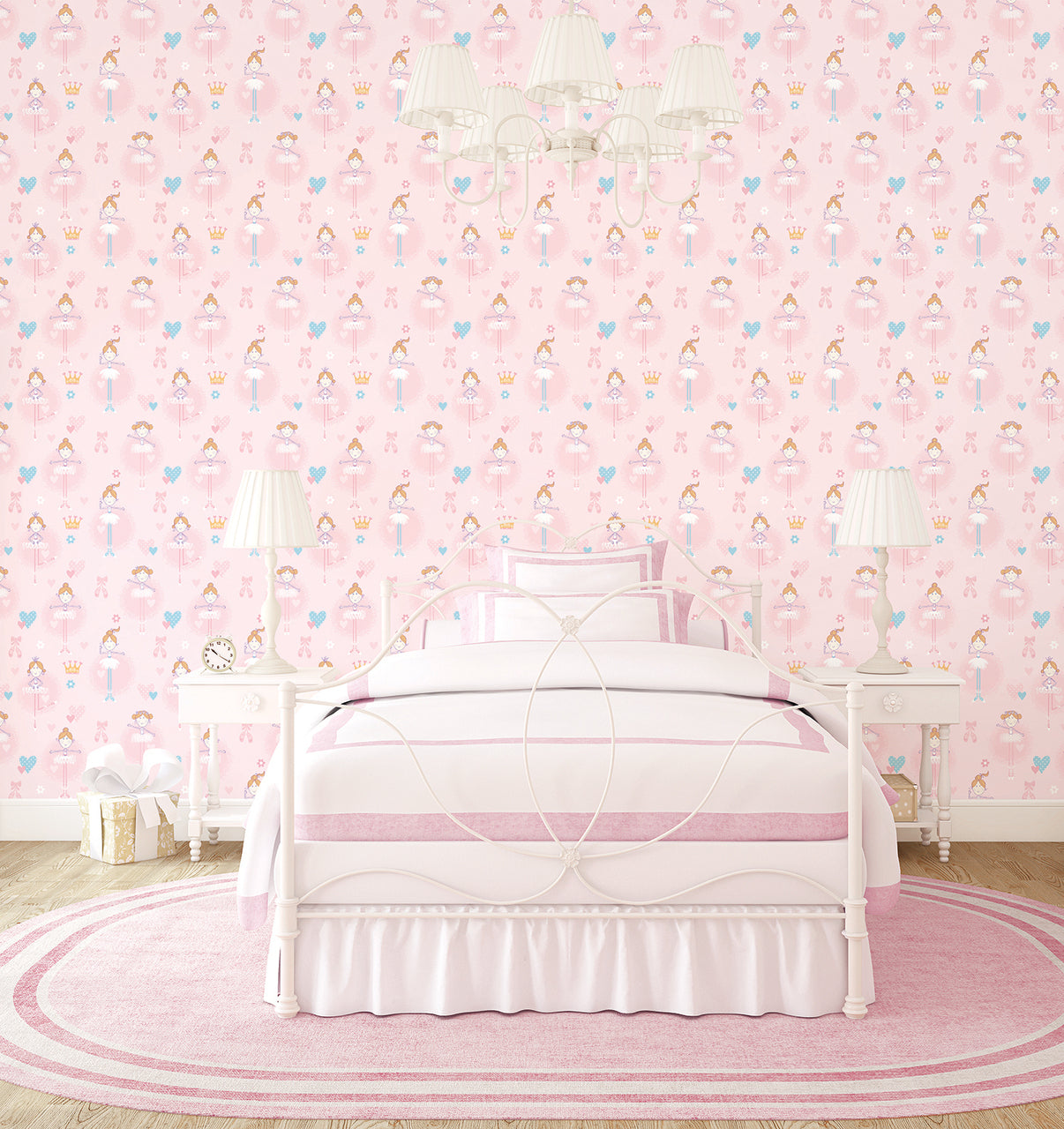 Just 4 Kids 2 Nursey Room Wallpaper - Pink