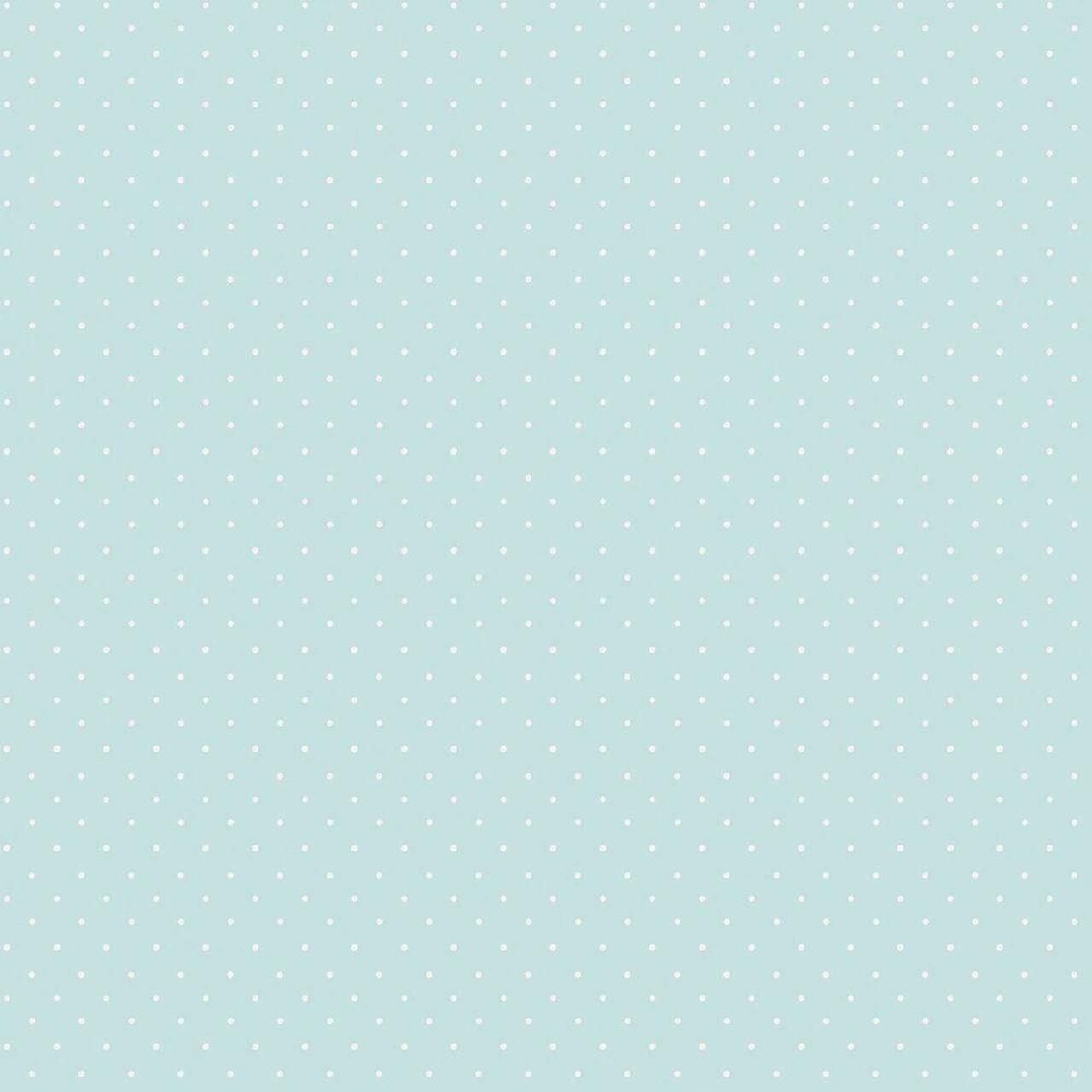 Just 4 Kids 2 Polka Dot Nursey Wallpaper - Teal 