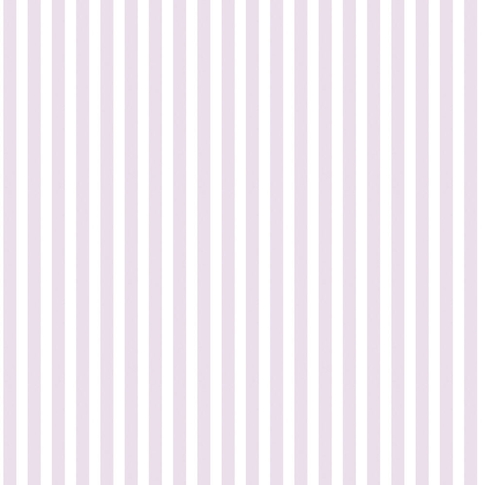 Regency Stripe Nursey Wallpaper - Purple 