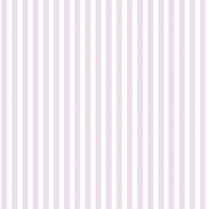 Regency Stripe Nursey Wallpaper - Purple 
