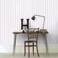 Regency Stripe Nursey Room Wallpaper 4 - Purple