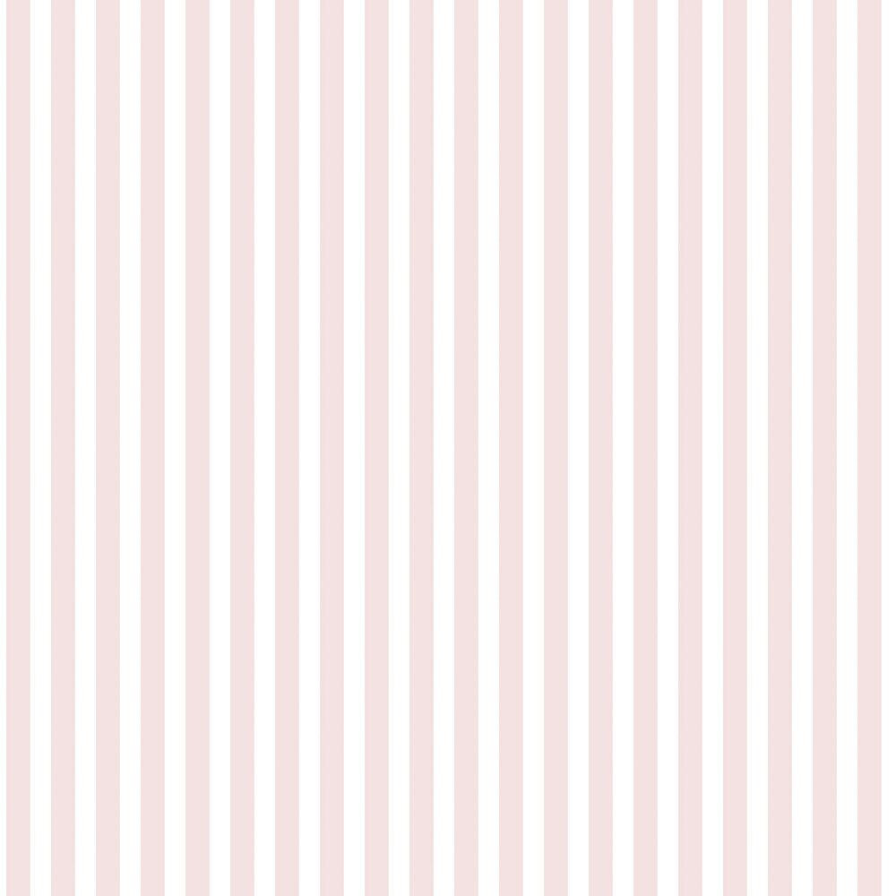 Regency Stripe Nursey Wallpaper - Pink 