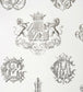 Heraldica Wallpaper - Gray - Gaston y Daniela