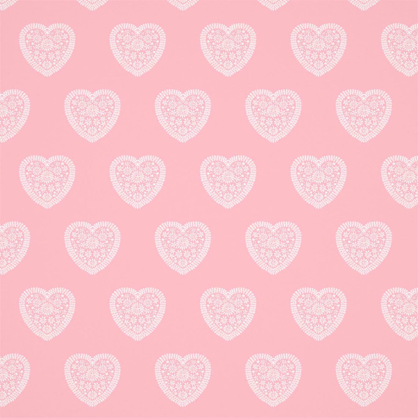 Sweet Heart Nursey Wallpaper - Pink