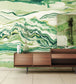 Metamorph Room Wallpaper - Green