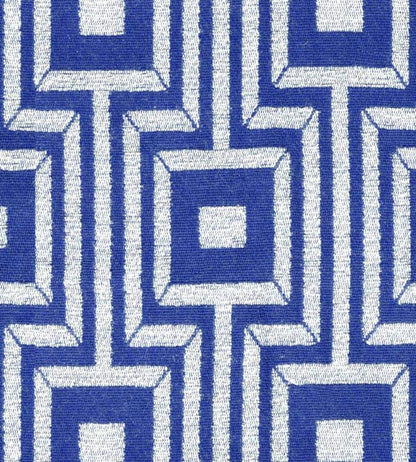 Maze Fabric - Blue 