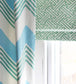 Bhutan Lattice Room Fabric - Teal