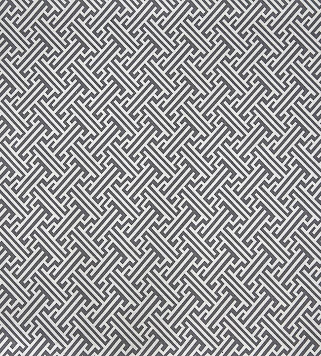 Bhutan Lattice Fabric - Gray