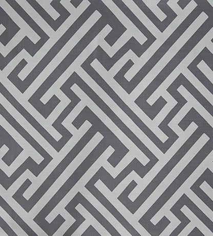 Grand Bhutan Lattice Fabric - Gray