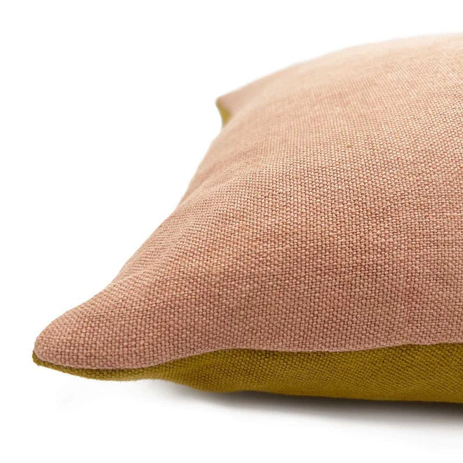 Elba Buff/Ochre Linen Side Cushion