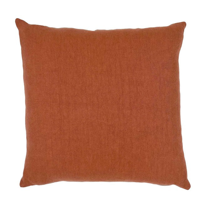 Elba Cayenne/Buff Linen Cushion