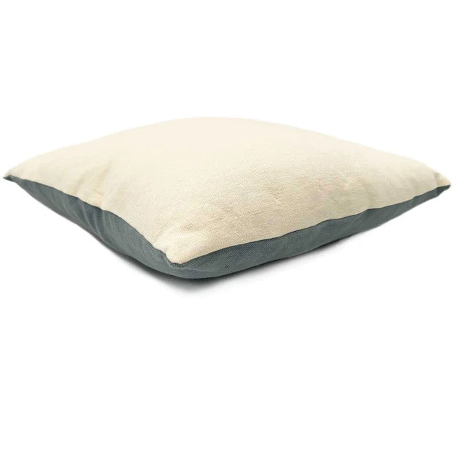 Elba Cerulean/Eggshell Linen Side Cushion