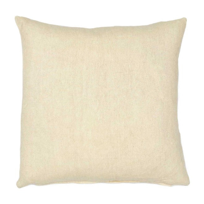 Elba Cerulean/Eggshell Linen Cushion