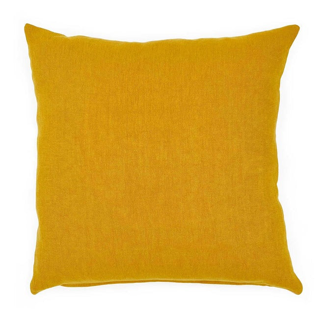 Elba Blush/Maize Linen Cushion