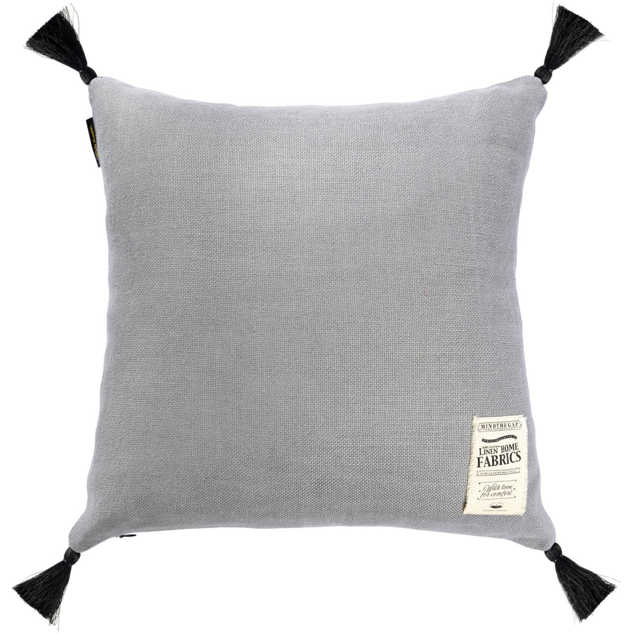 FROST GREY Linen Cushion - Gray