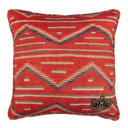 EYEDAZZLER Linen Cushion - Red