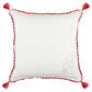 HORSE PARADE Linen Embroidered Room Cushion - Green