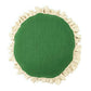 Round Pine Single Ruffle Cushion