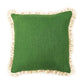 Square Pine Ruffle Cushion