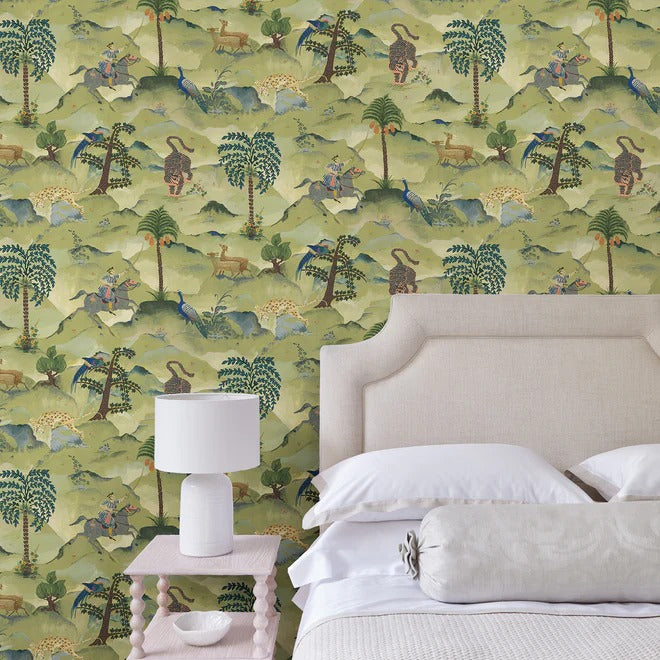 Aesop Green Room Wallpaper
