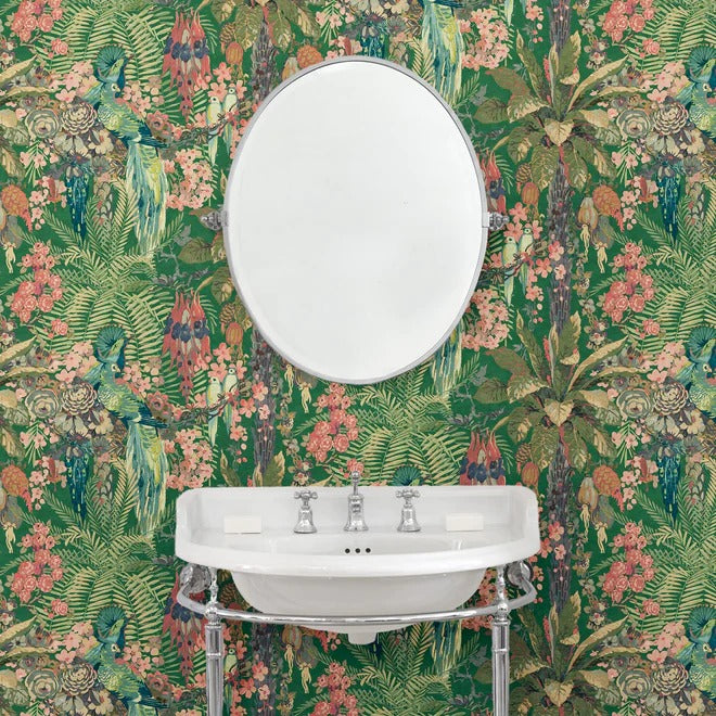 Rainforest Rabble Juniper Room Wallpaper