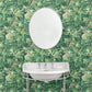 English Oak Green Room Wallpaper