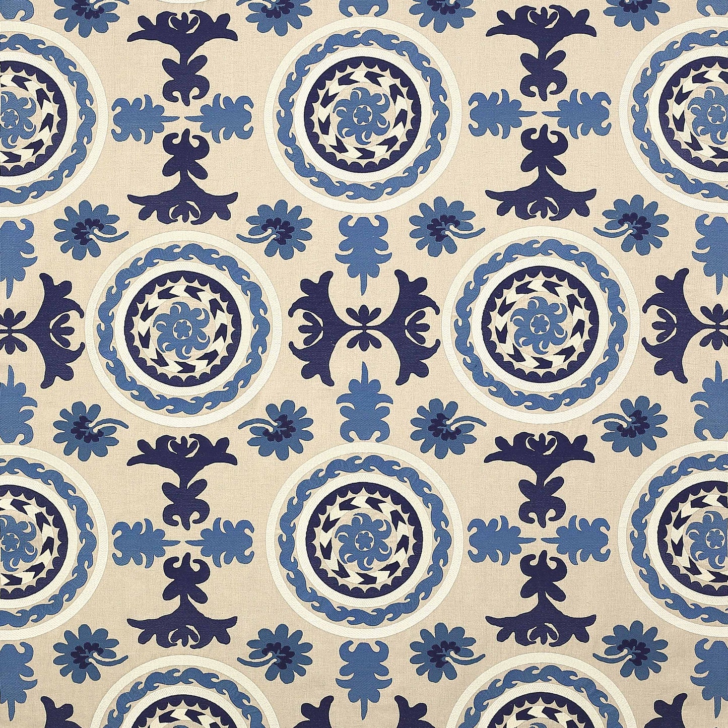 Castillon Fabric - Blue 