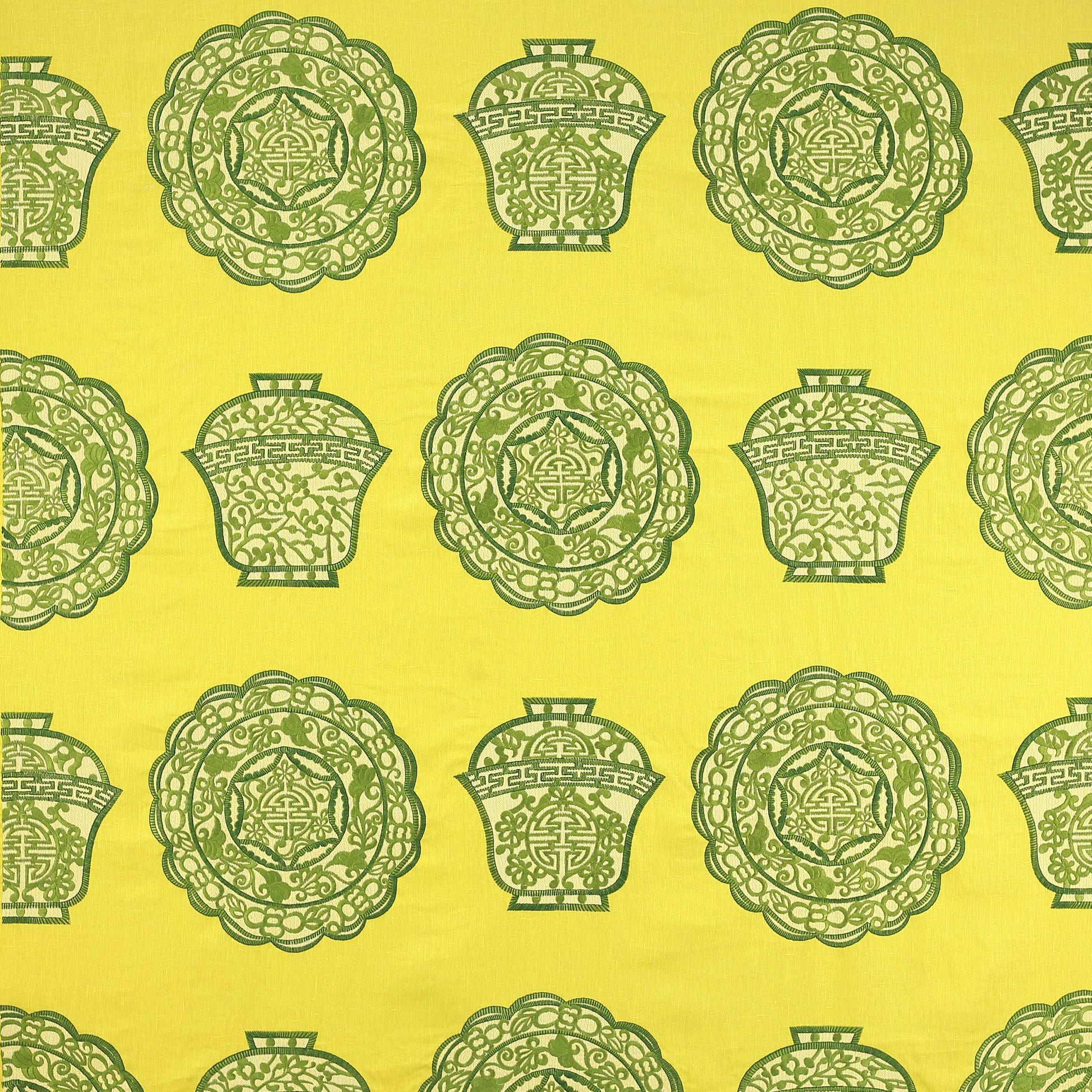 Candou Fabric - Yellow