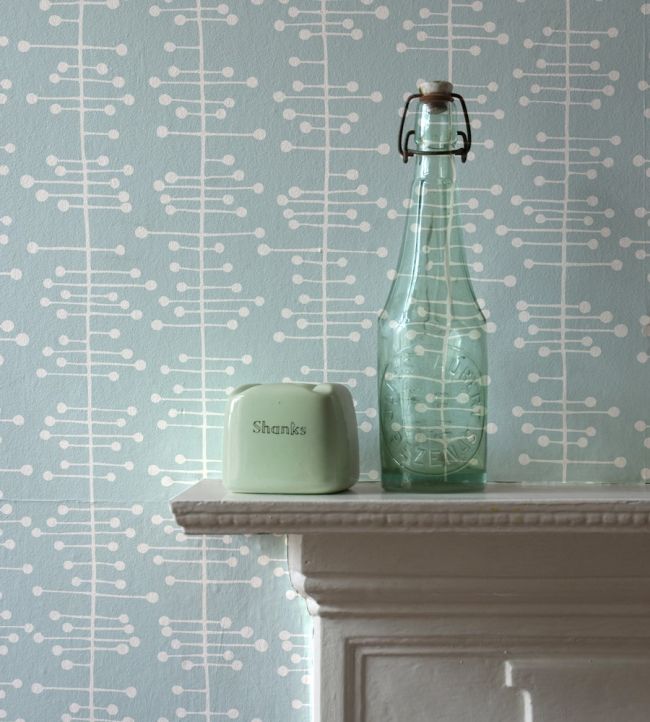 Muscat Small Room Wallpaper - Silver