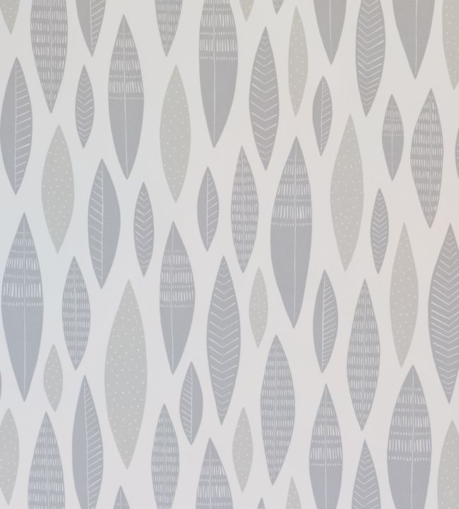 Five Feathers Wallpaper - Gray 