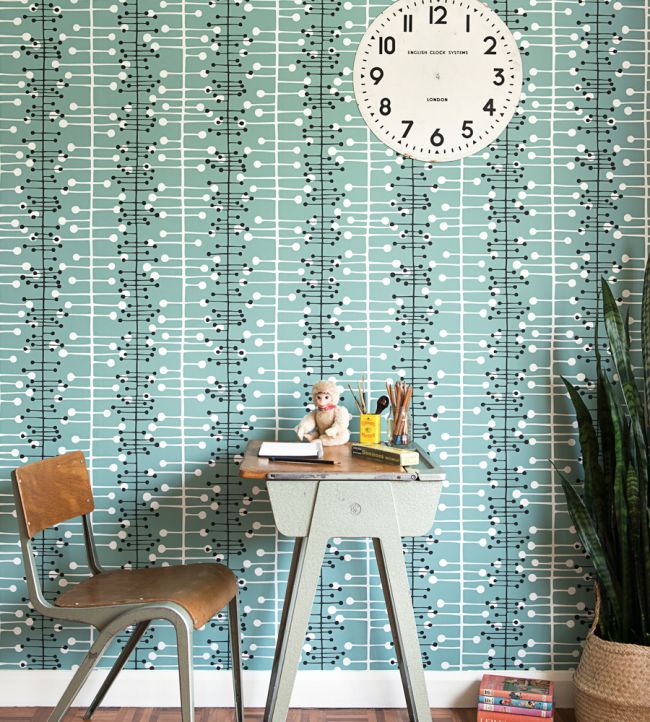 Muscat Room Wallpaper 2 - Teal