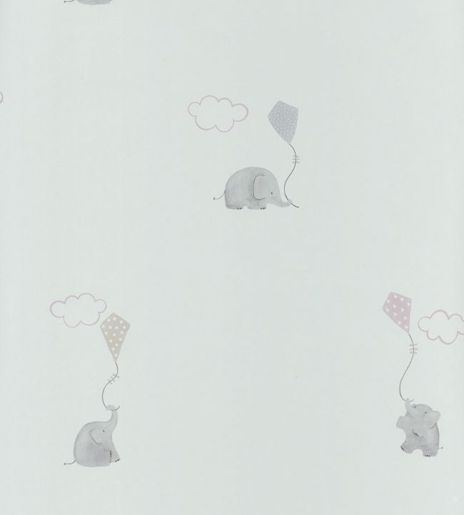 Elephants Wallpaper - Silver