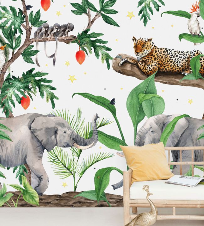 Ravi Room Mural - Multicolor