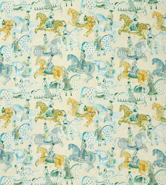 Gymkhana Fabric - Green