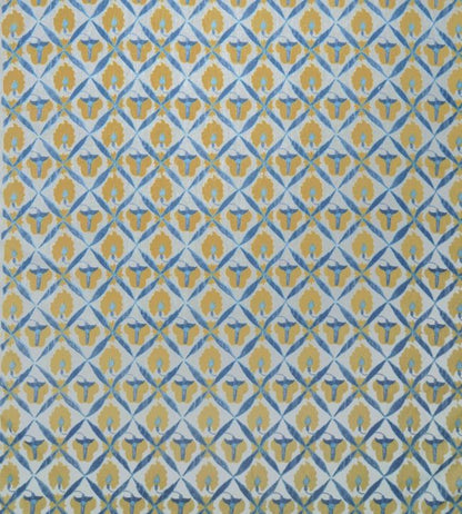 Poppy Field Fabric - Blue 