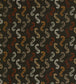 Snake Dance Fabric - Brown 