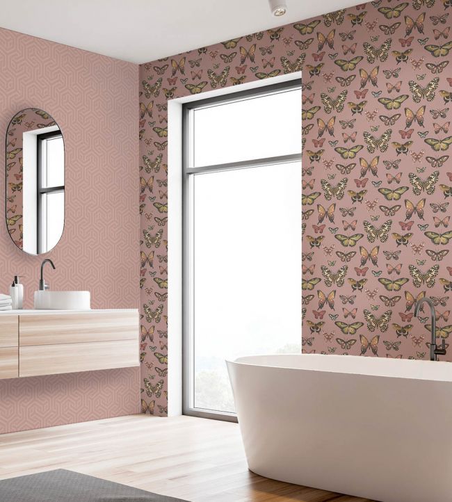 Opus Room Wallpaper - Pink