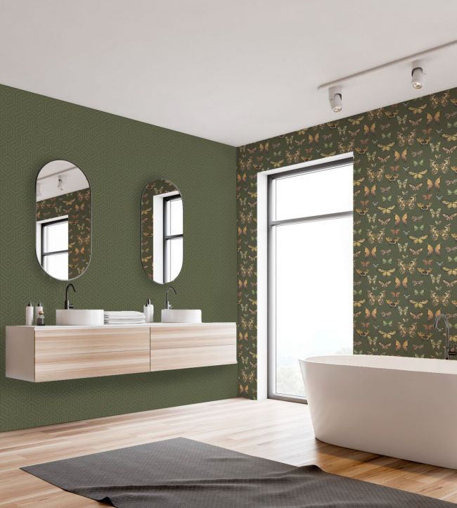 Opus Room Wallpaper - Green