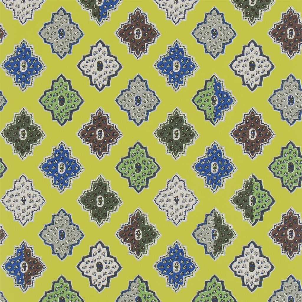 Alcazar - Safran Wallpaper - Yellow