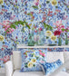 Majolica Room Wallpaper 2 - Blue