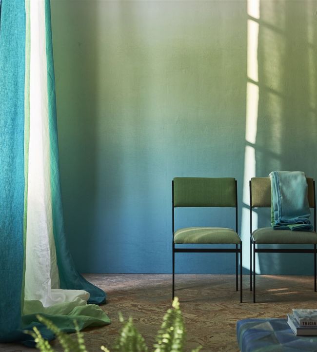 Savoie Room Wallpaper - Blue