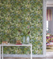 Surimono Room Wallpaper 2 - Green